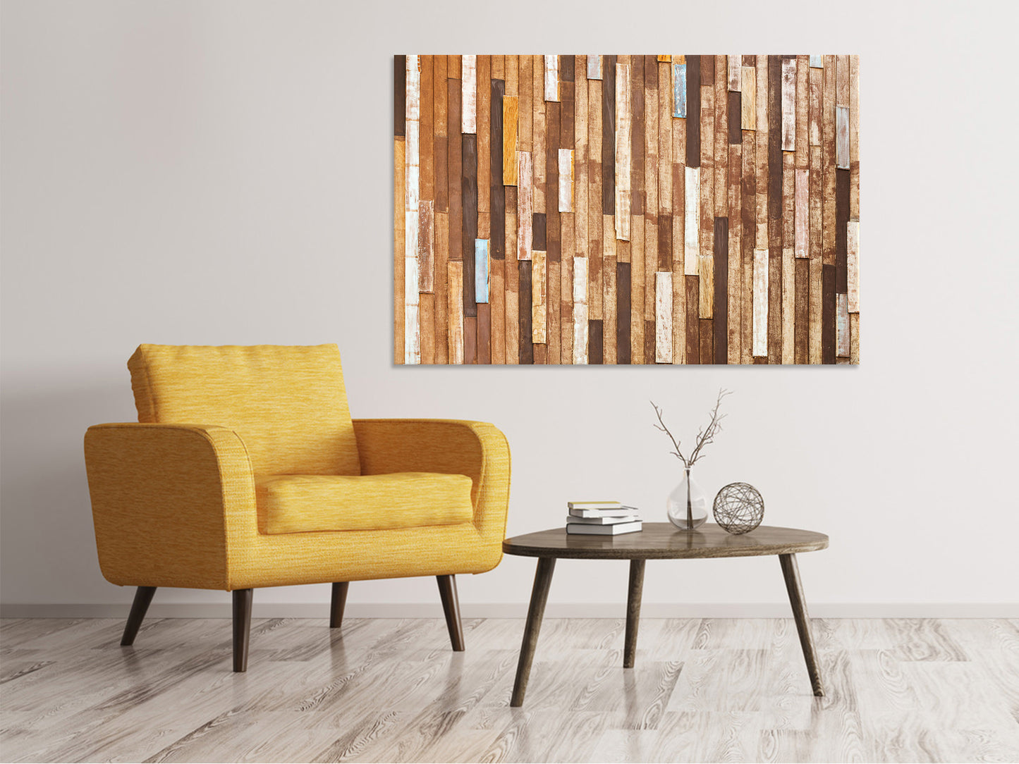 Leinwandbild Designholz