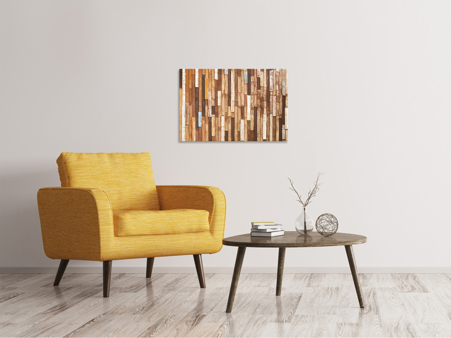 Leinwandbild Designholz