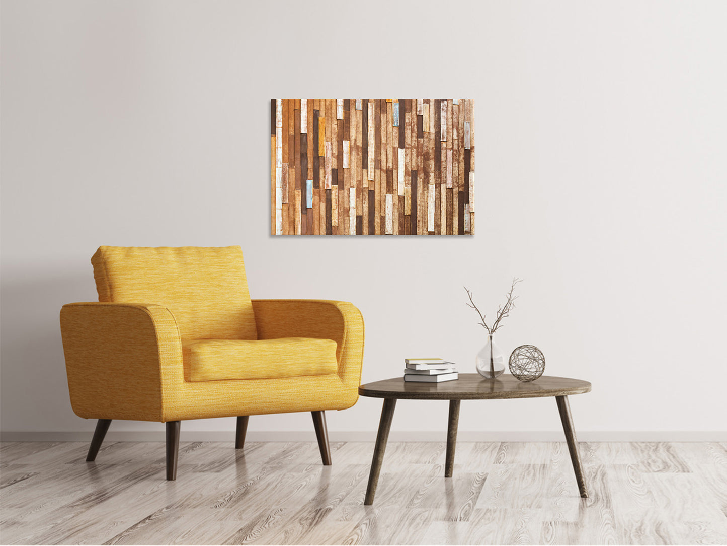 Leinwandbild Designholz