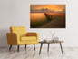 Leinwandbild Der Steg am Meer