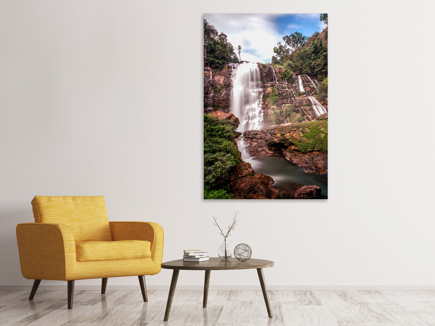 Leinwandbild Wasserfall in Thailand