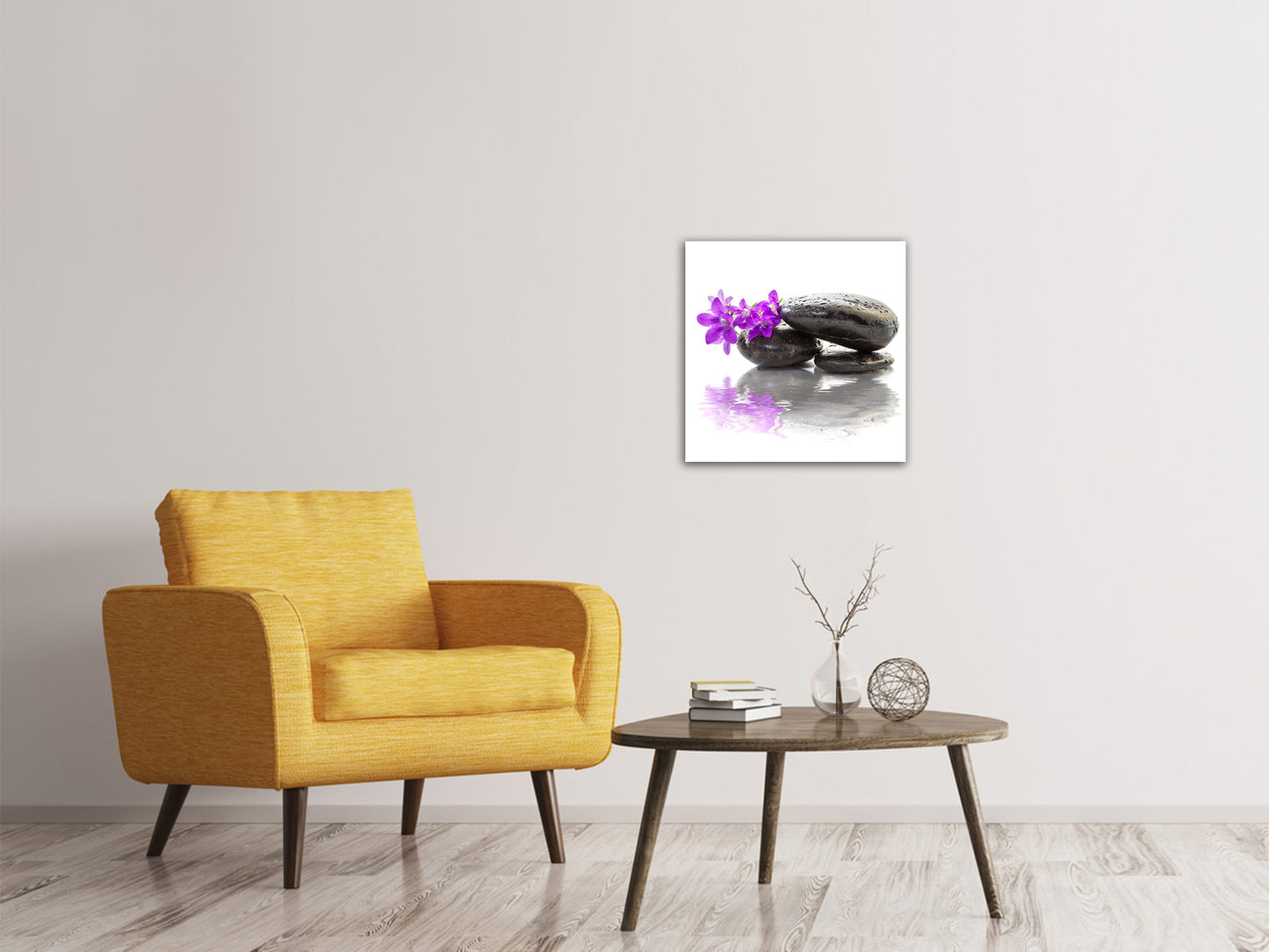 Leinwandbild Feng Shui Steine