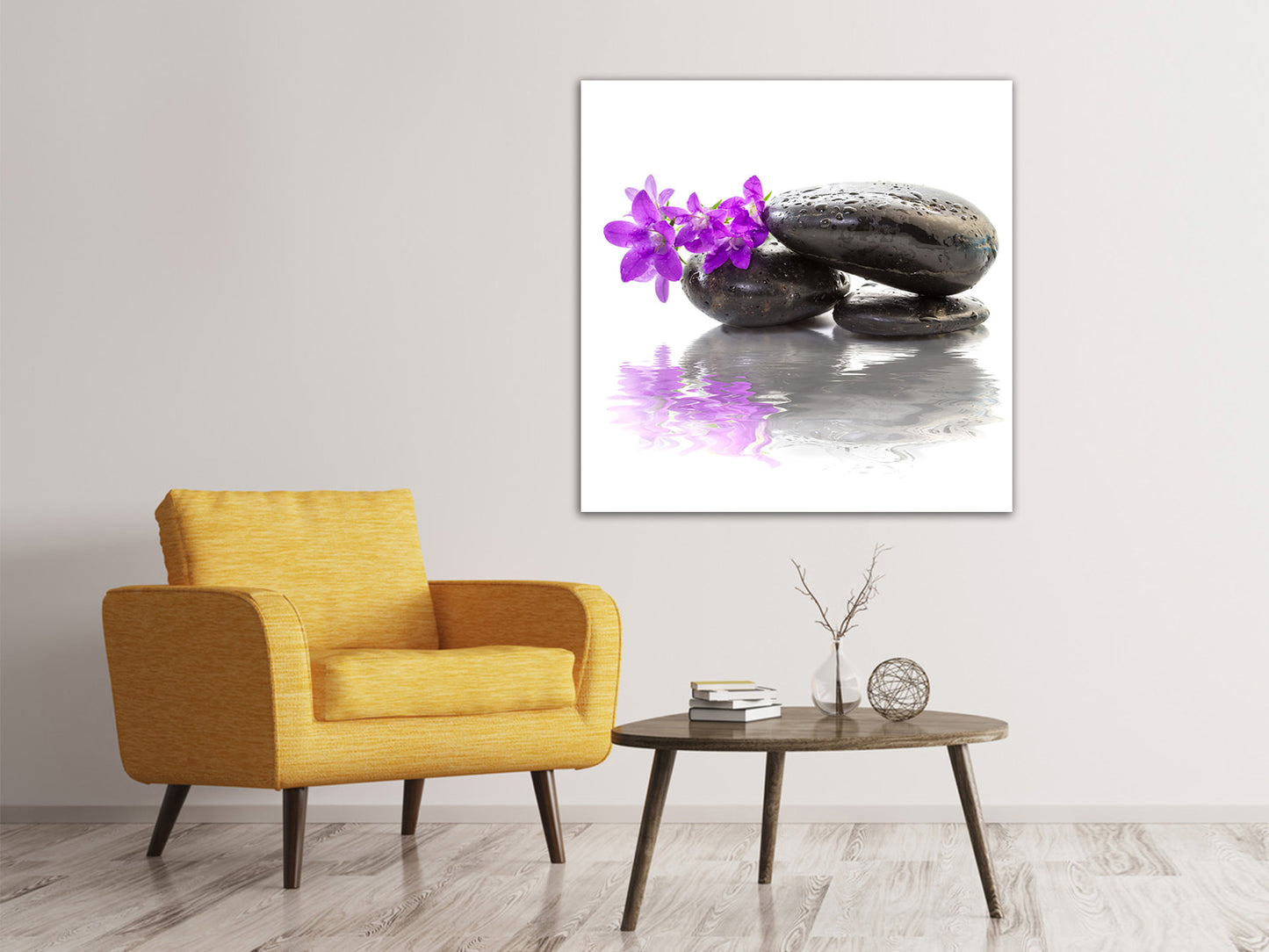 Leinwandbild Feng Shui Steine