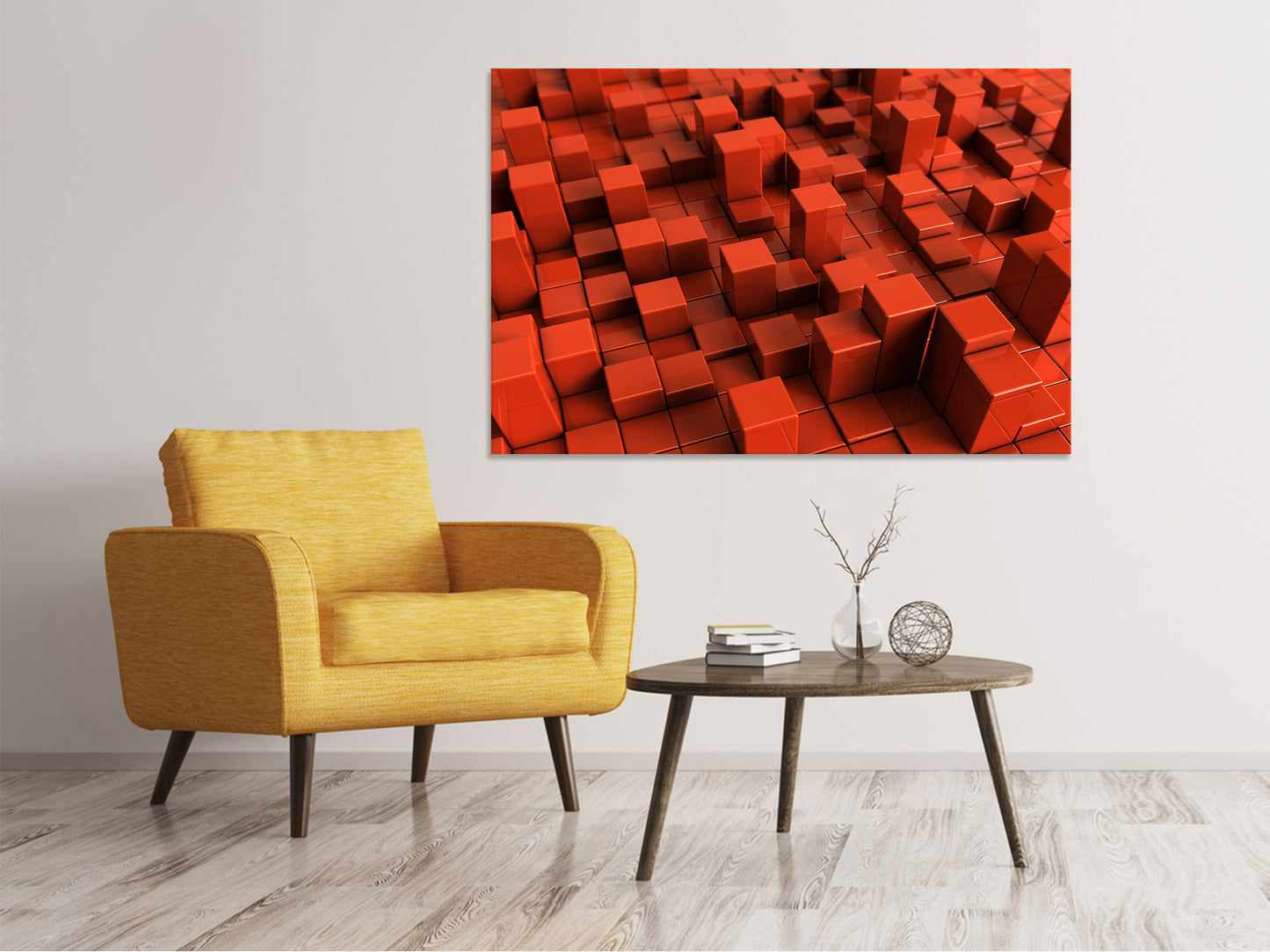 Leinwandbild 3D-Rechtkant