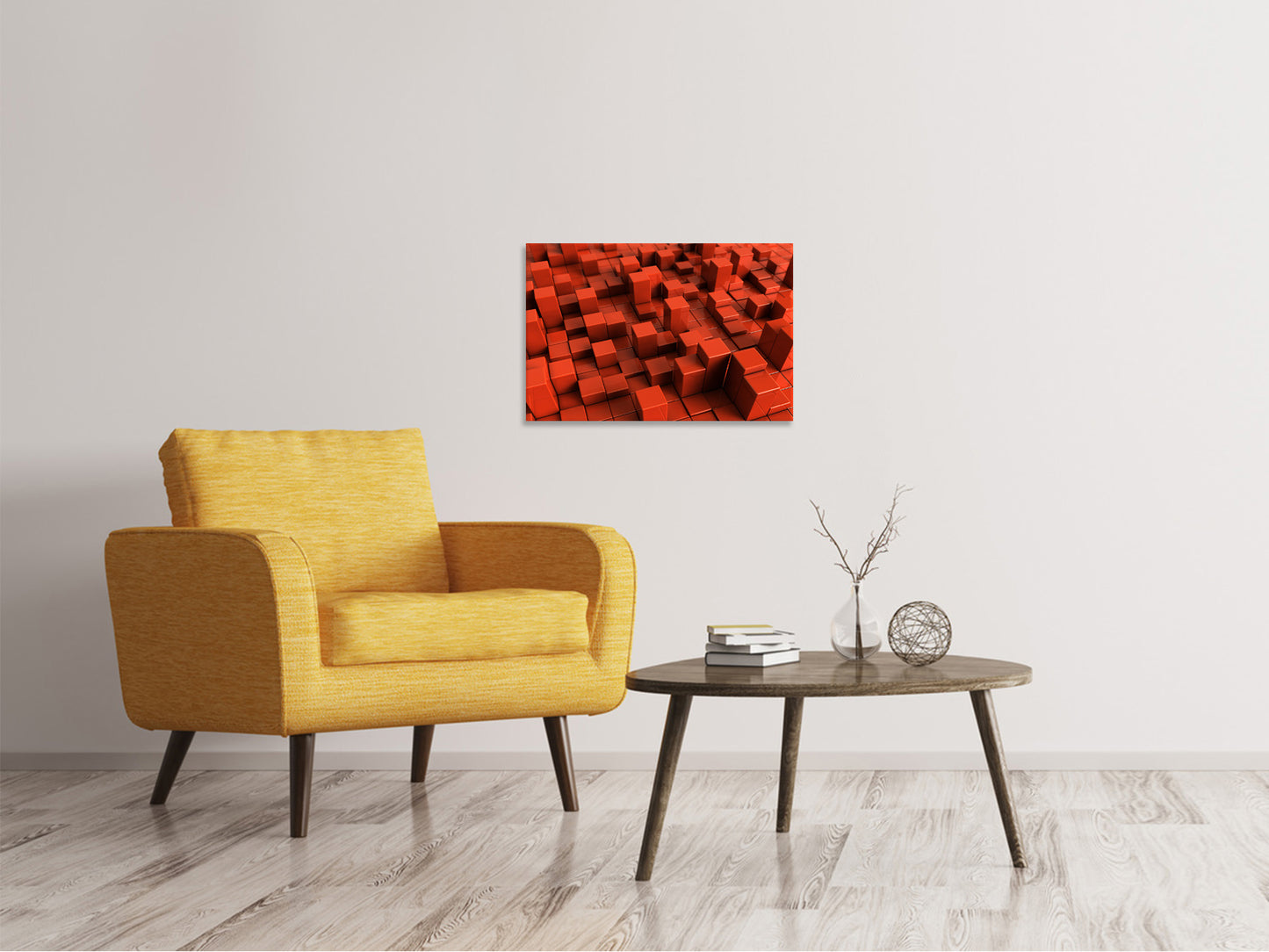 Leinwandbild 3D-Rechtkant