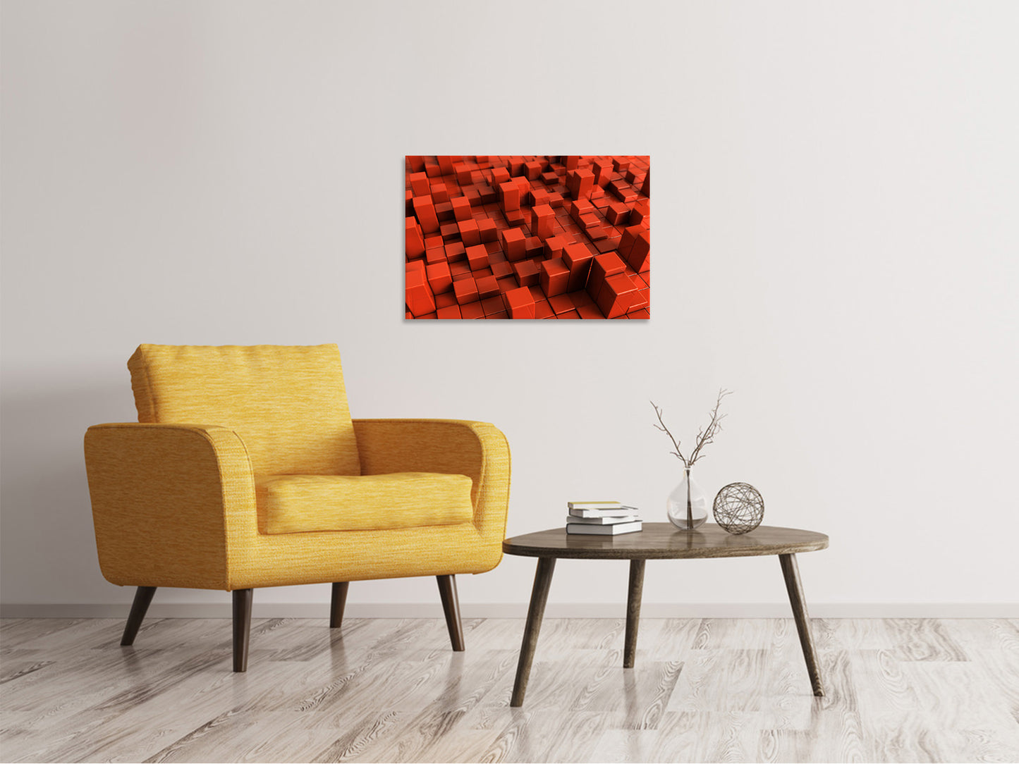 Leinwandbild 3D-Rechtkant