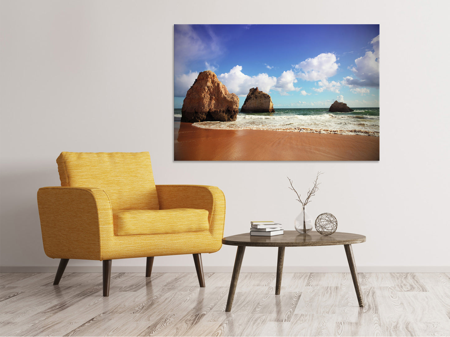 Leinwandbild Strandgedanken