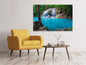 Leinwandbild Naturerlebnis Wasserfall