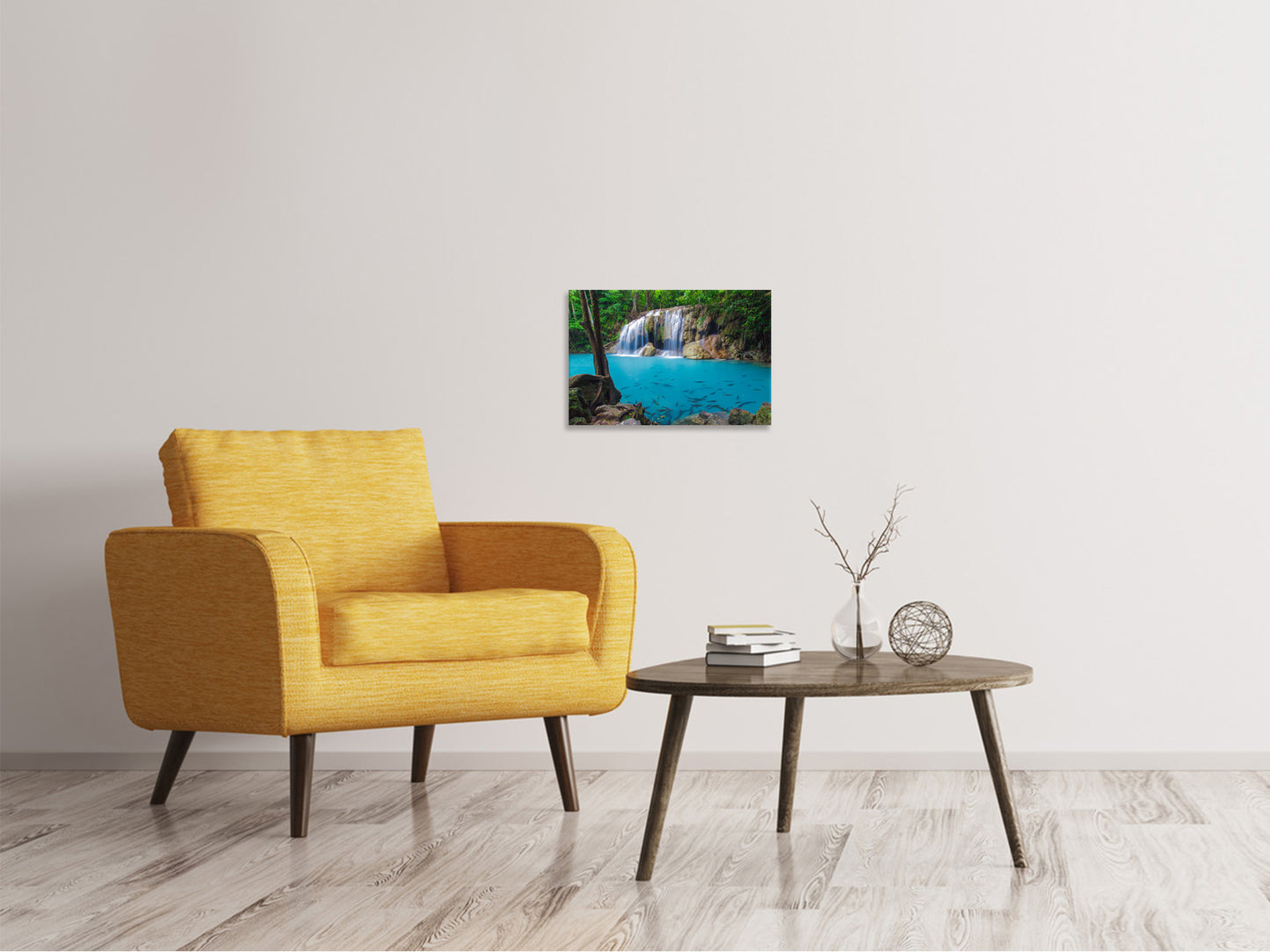 Leinwandbild Naturerlebnis Wasserfall