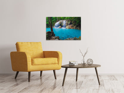 Leinwandbild Naturerlebnis Wasserfall