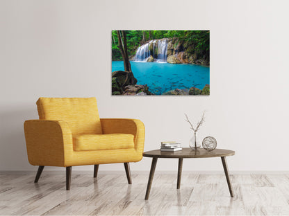 Leinwandbild Naturerlebnis Wasserfall