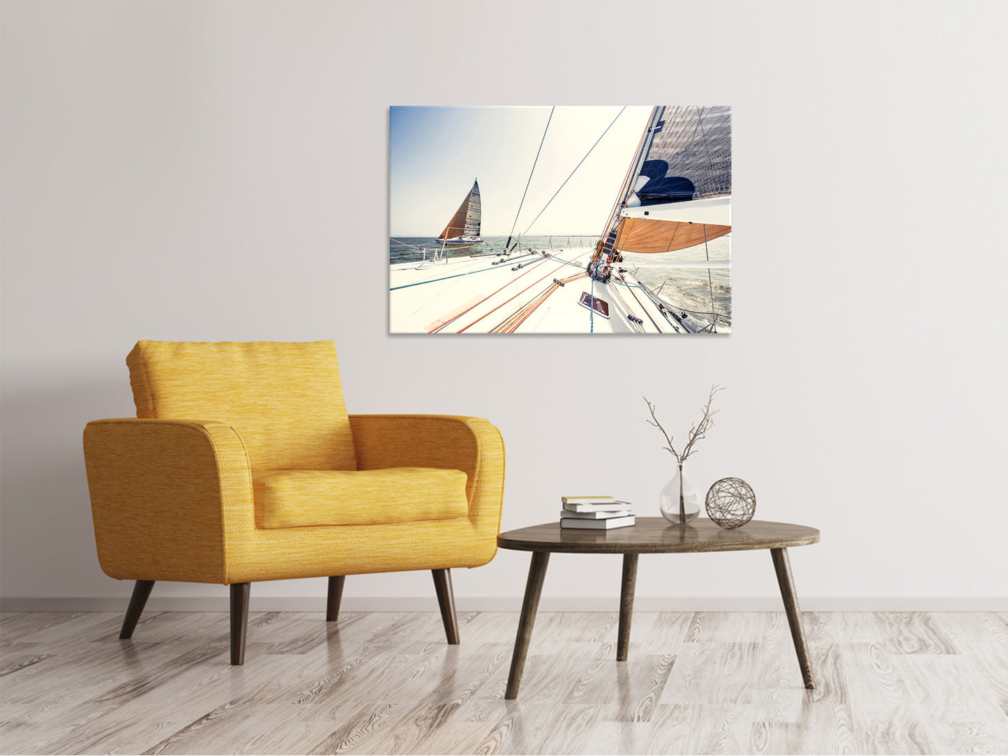 Leinwandbild Segelyacht