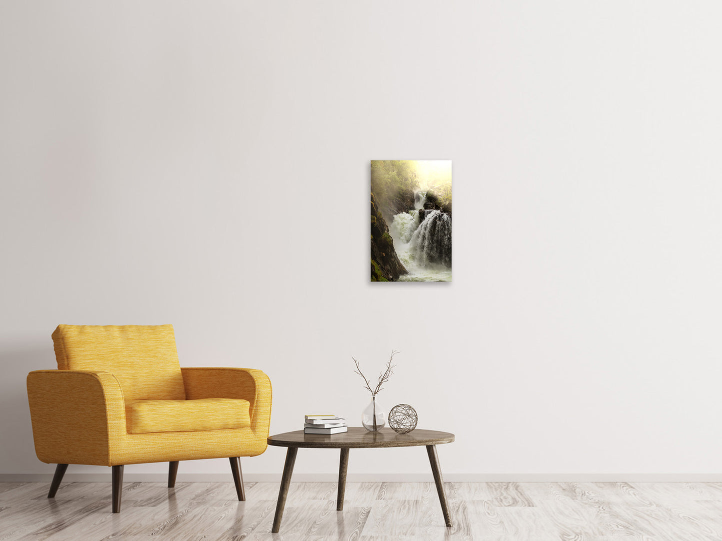 Leinwandbild Der Wasserfall