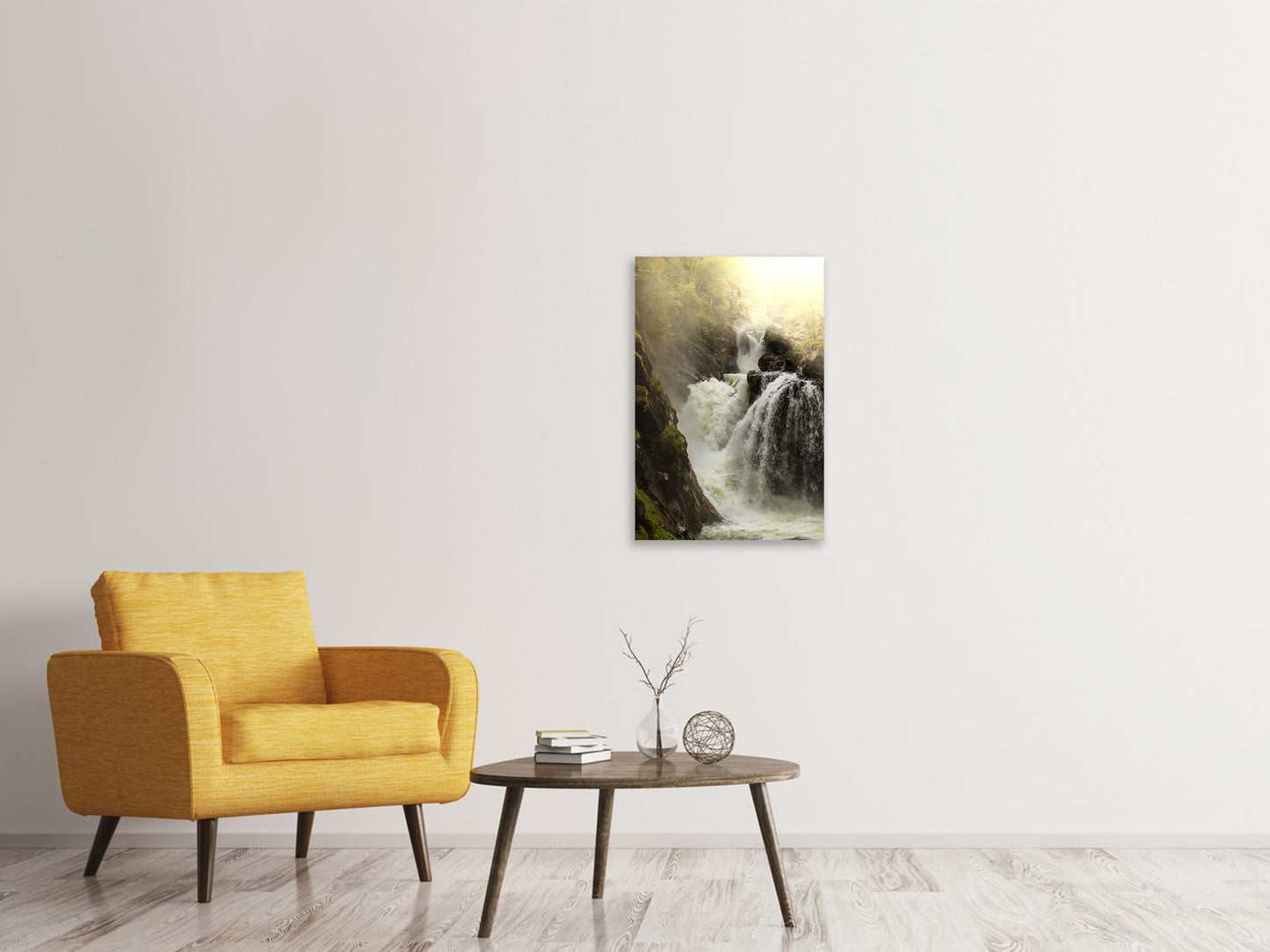 Leinwandbild Der Wasserfall