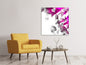 Leinwandbild 3D-Kristalle Pink