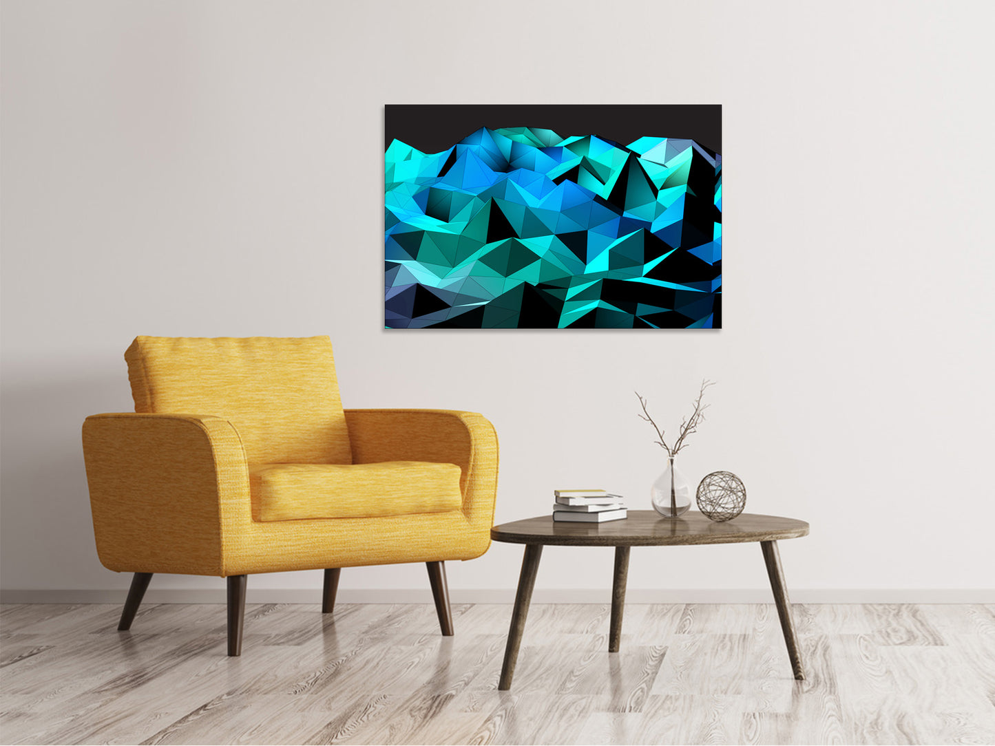 Leinwandbild 3D-Diamonds