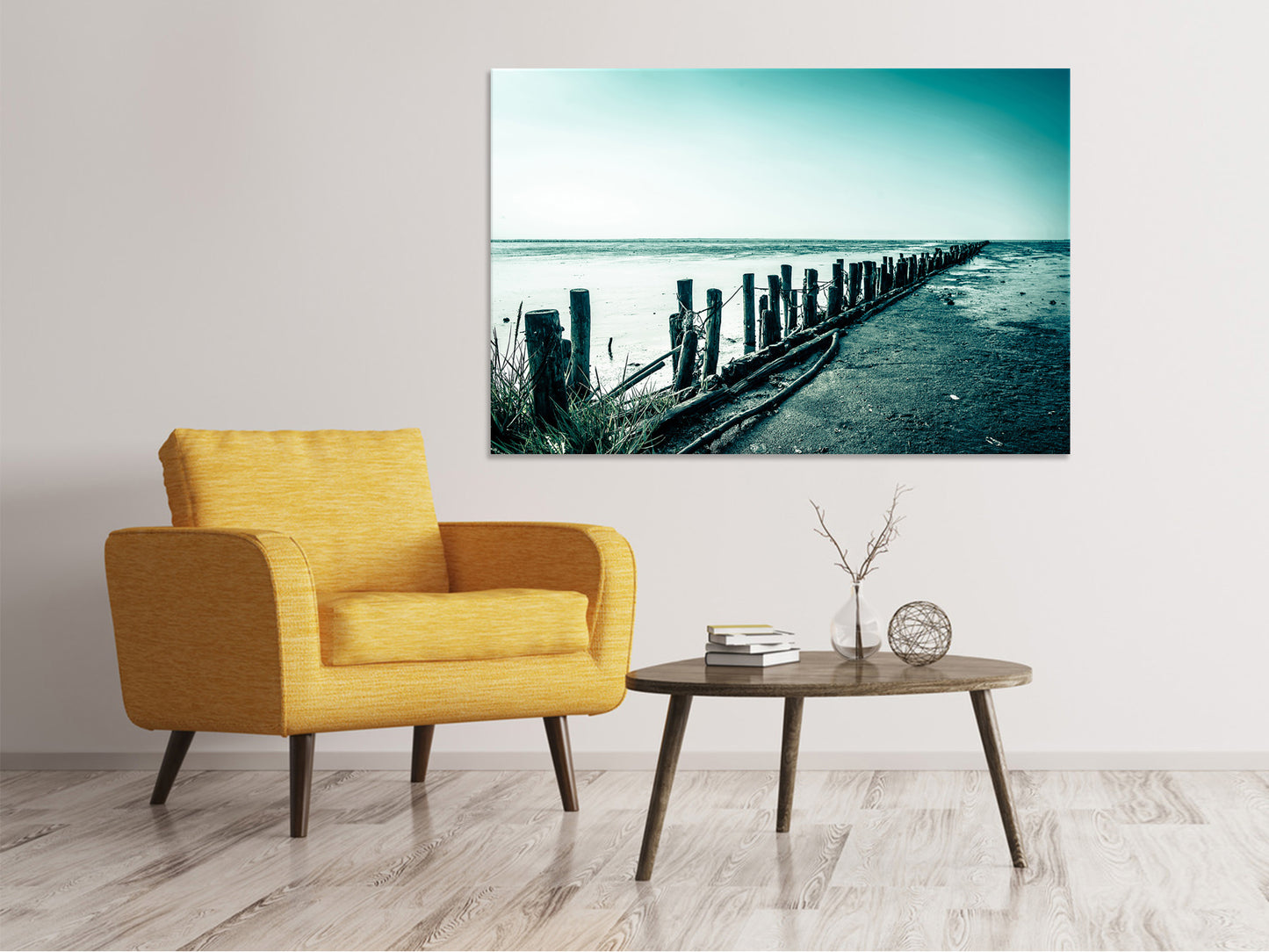 Leinwandbild Das Wattenmeer
