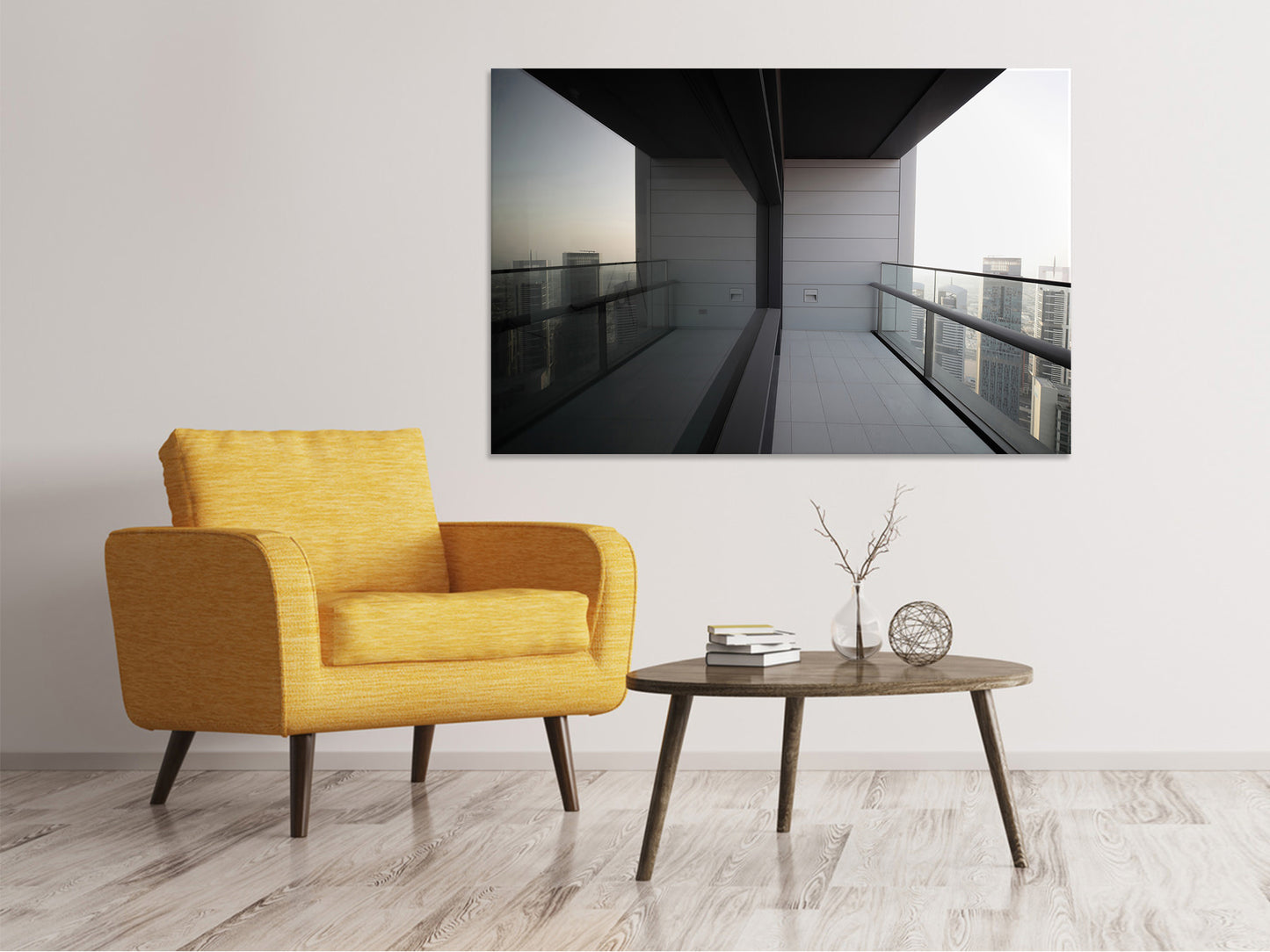 Leinwandbild Balkon in Dubai