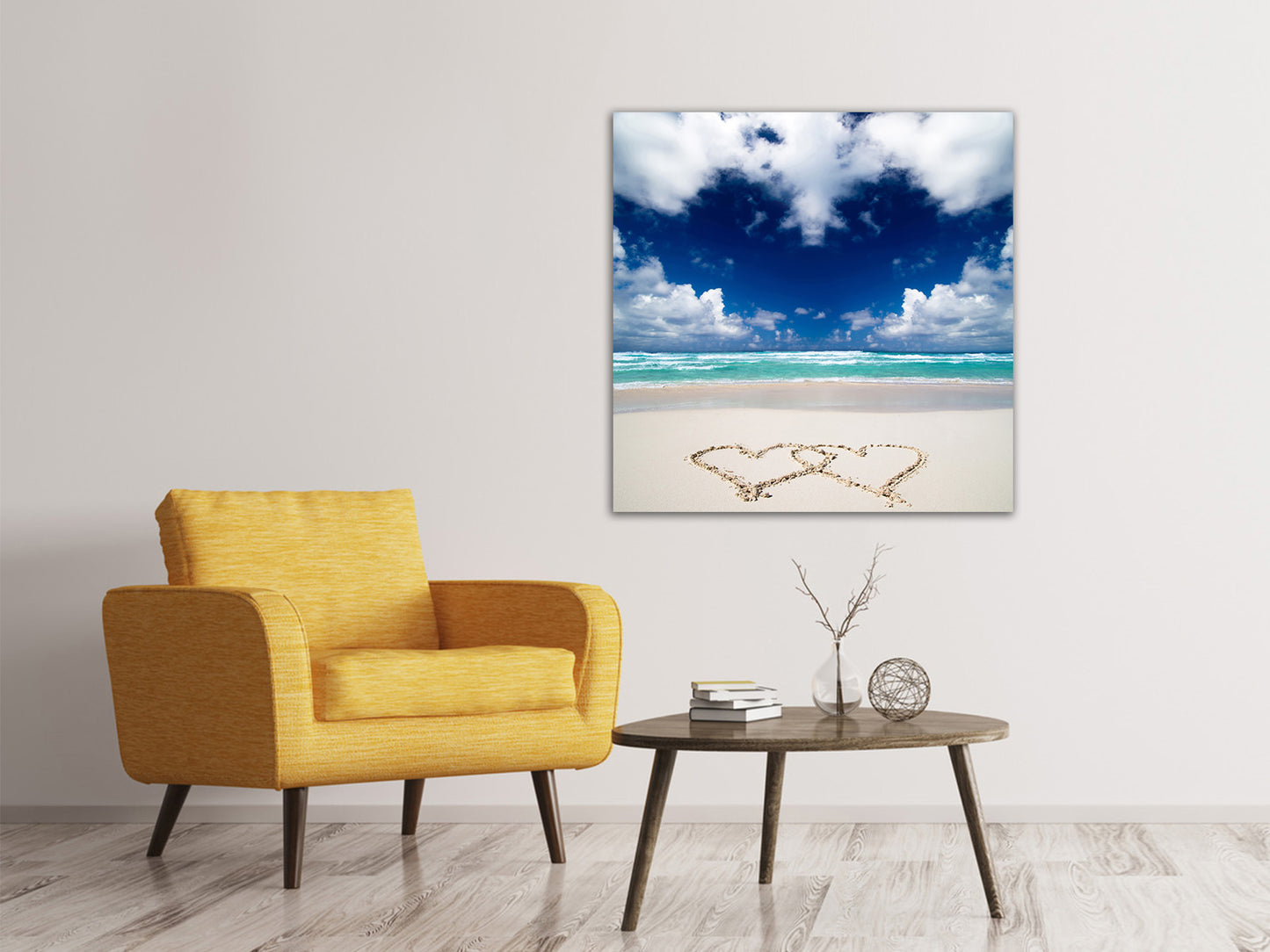 Leinwandbild Strandliebe