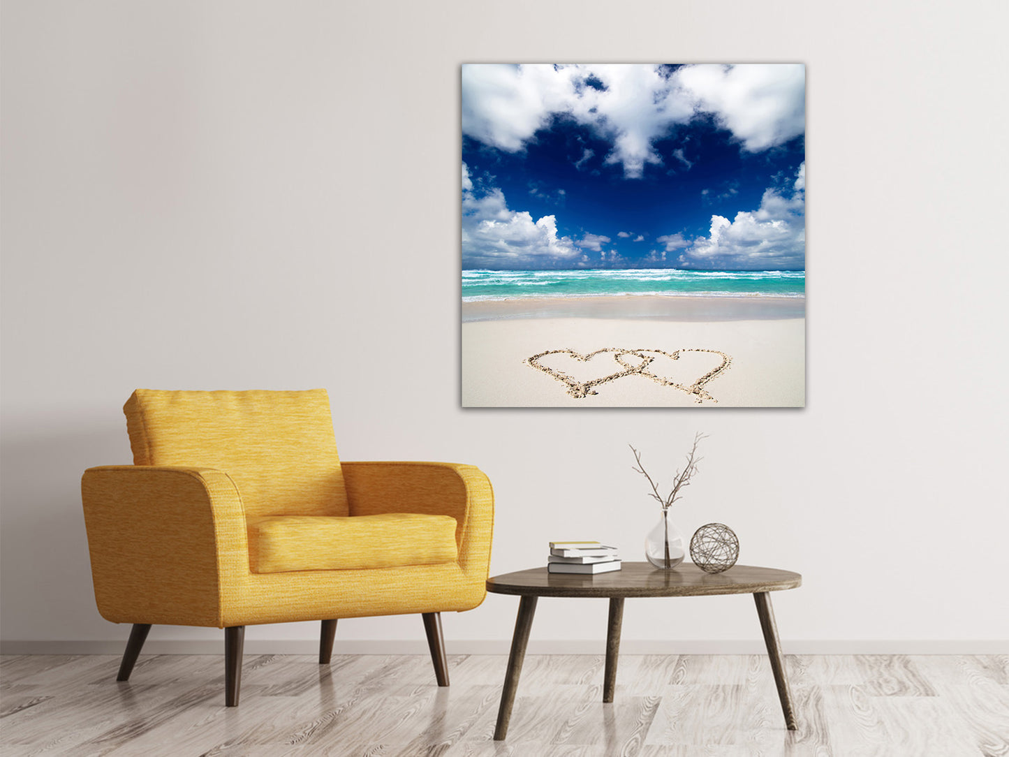 Leinwandbild Strandliebe