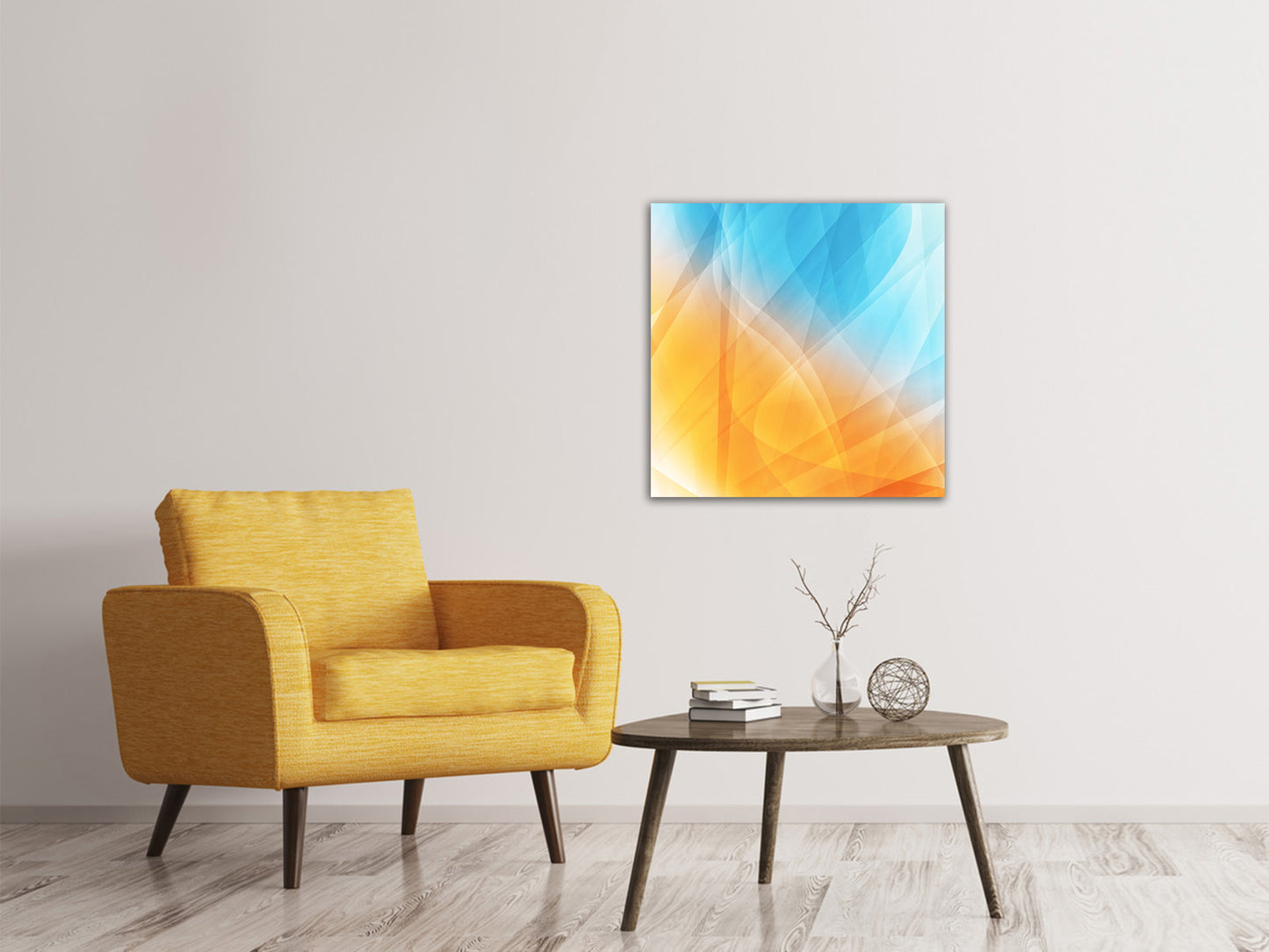 Leinwandbild Abstrakte Fliessende Farben