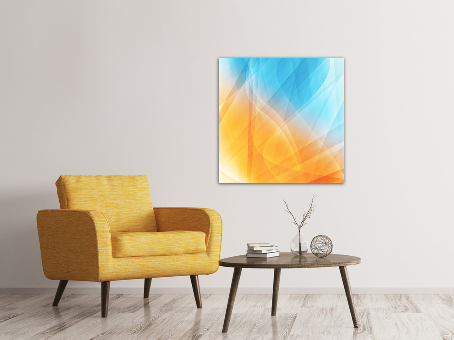 Leinwandbild Abstrakte Fliessende Farben