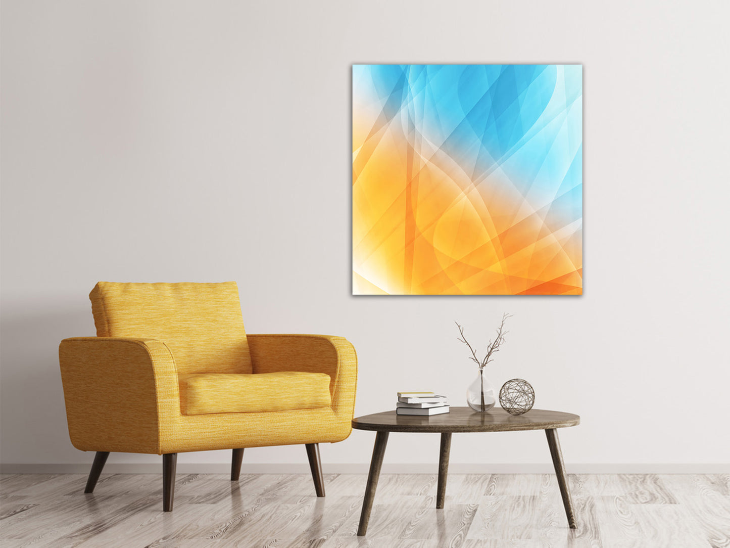 Leinwandbild Abstrakte Fliessende Farben