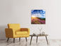 Leinwandbild Blumige Berglandschaft