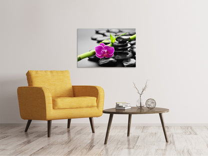 Leinwandbild Feng-Shui-Orchidee