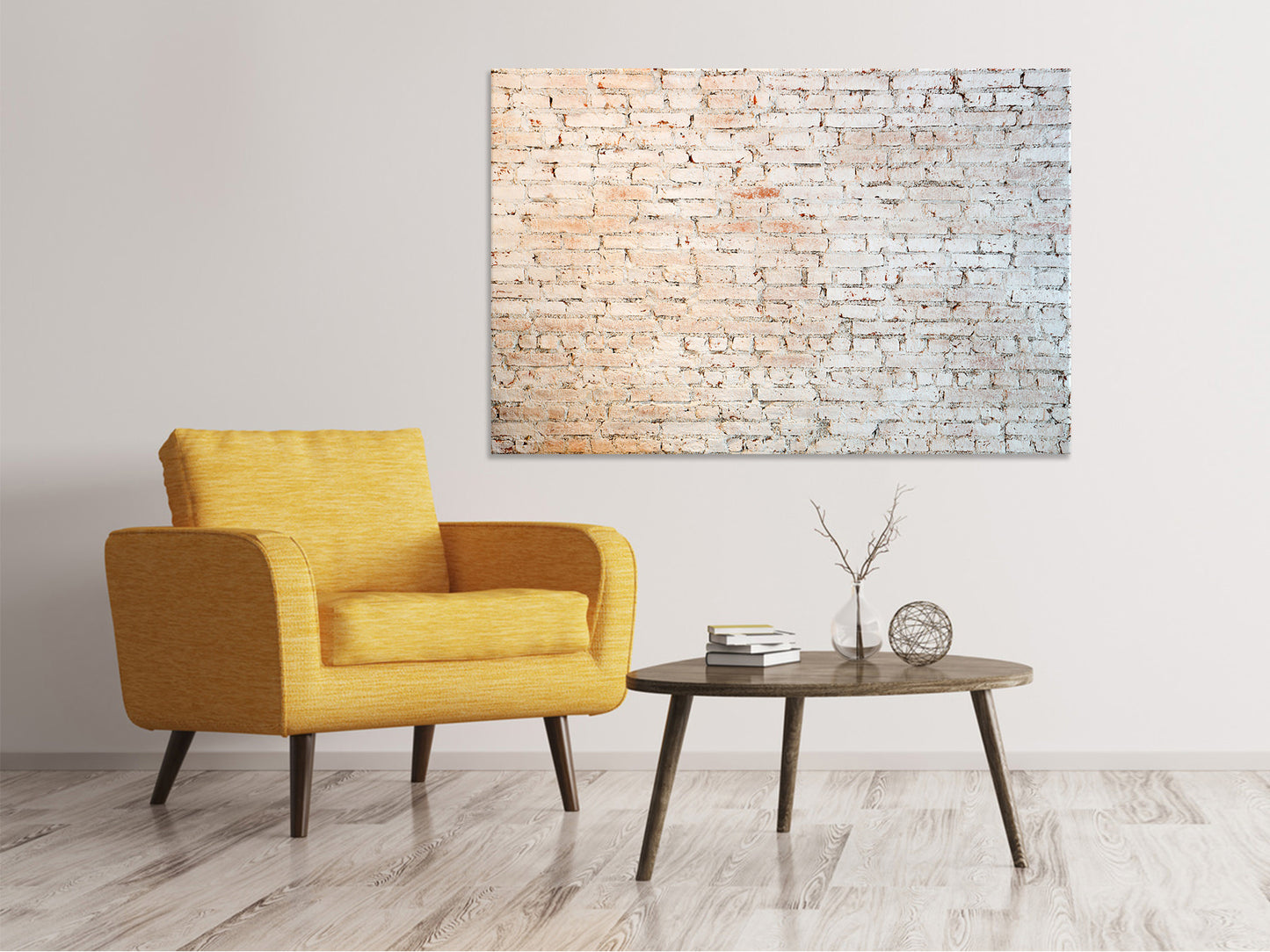 Leinwandbild Grunge Mauer