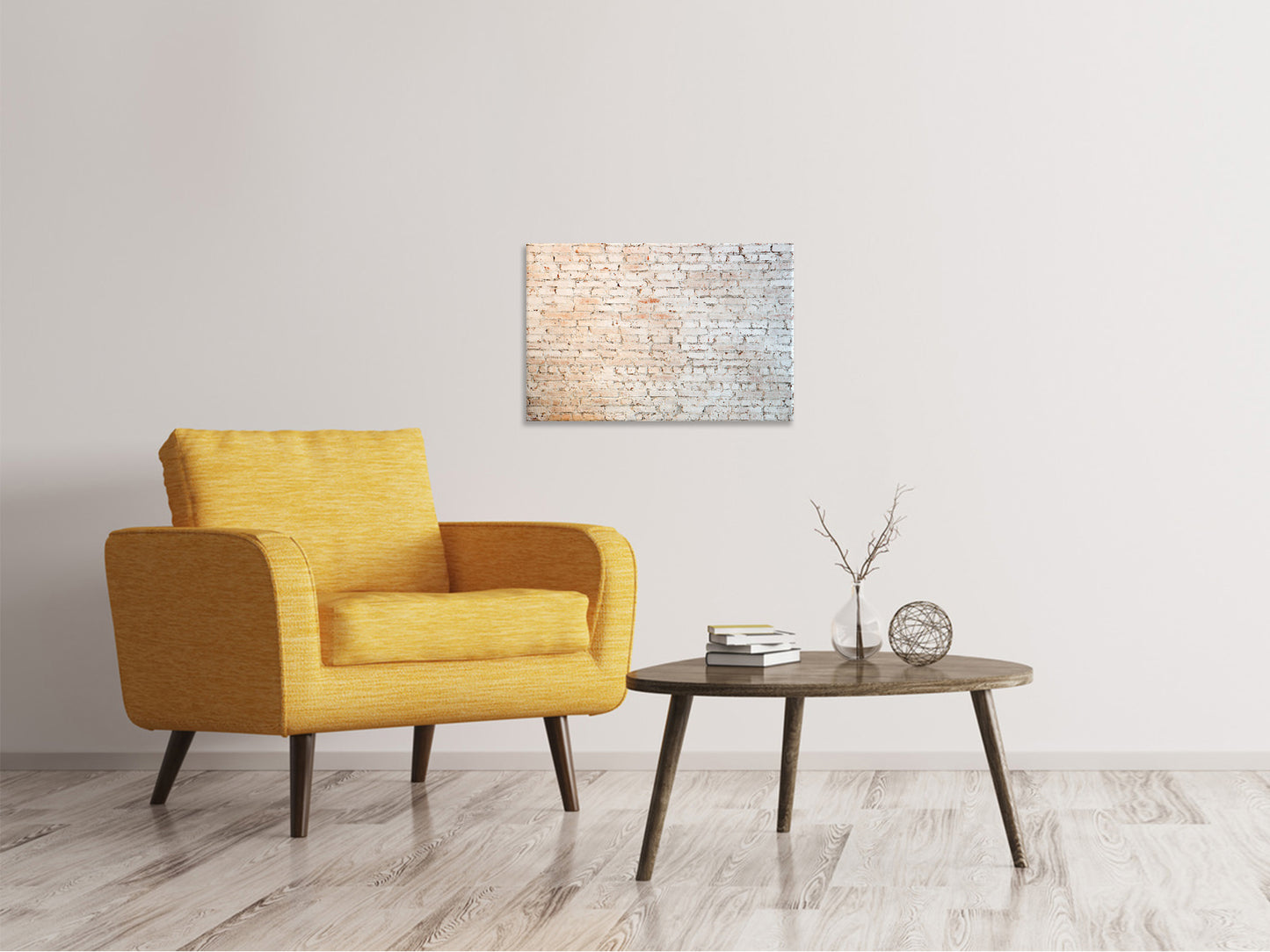 Leinwandbild Grunge Mauer