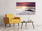 Leinwandbild Sonnenaufgang Winterlandschaft