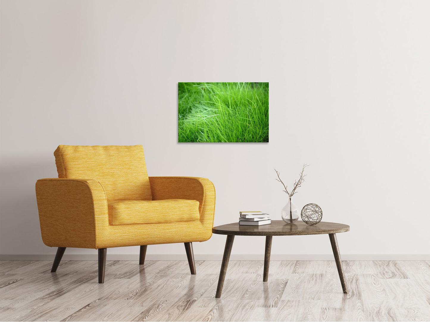 Leinwandbild Grashalme