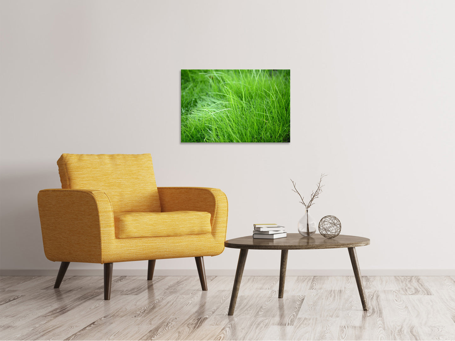 Leinwandbild Grashalme