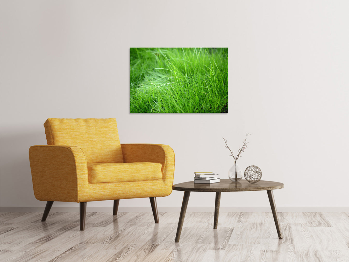 Leinwandbild Grashalme