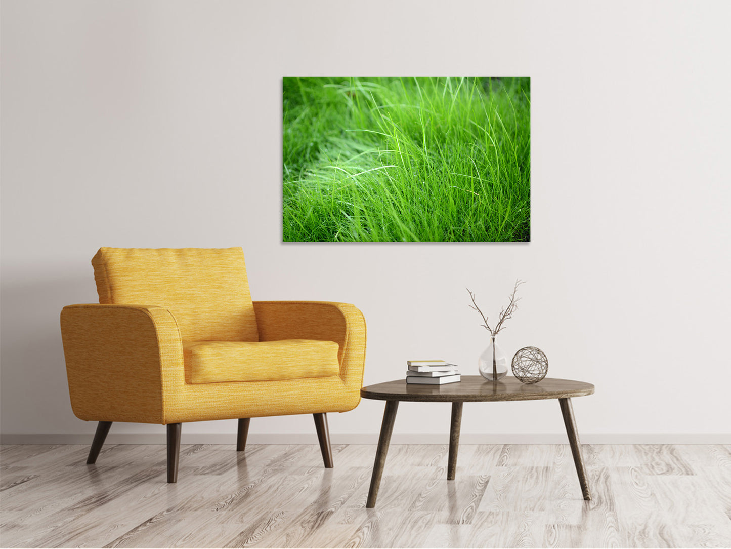 Leinwandbild Grashalme