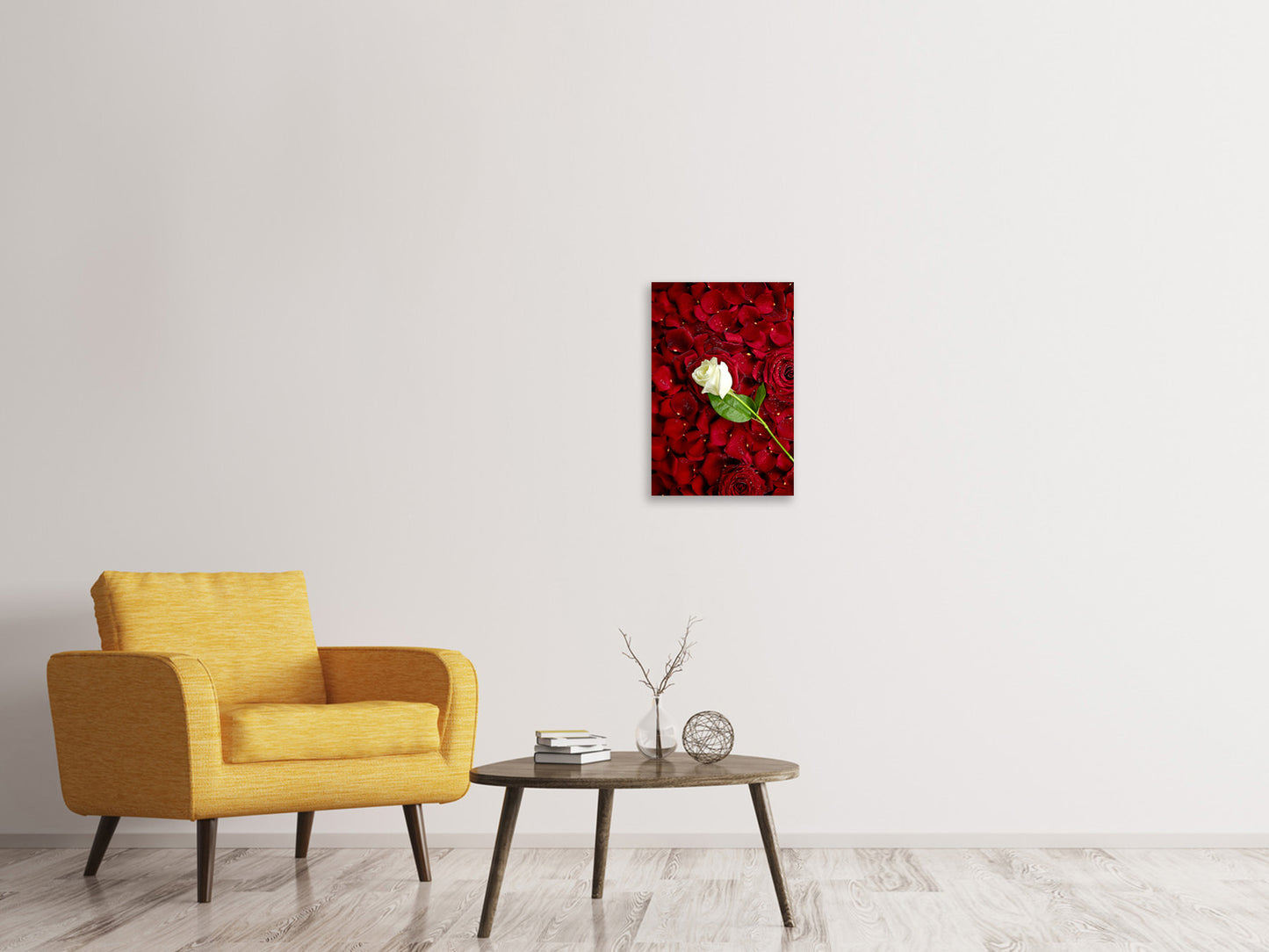 Leinwandbild Auf Rosen gebettet