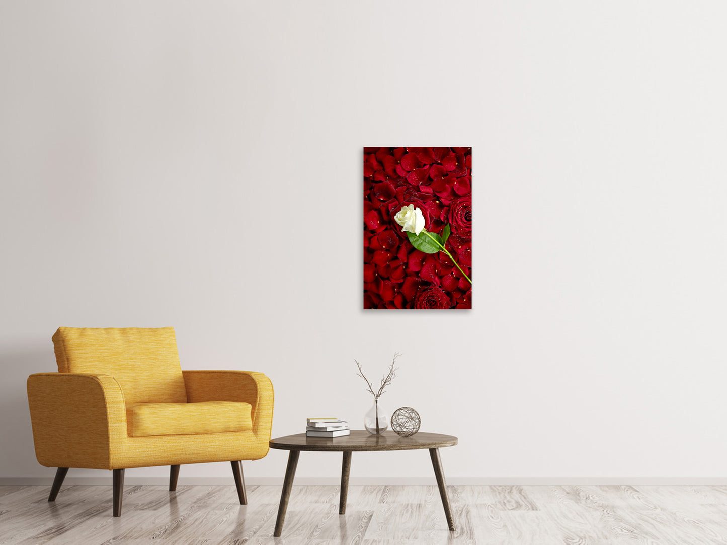 Leinwandbild Auf Rosen gebettet