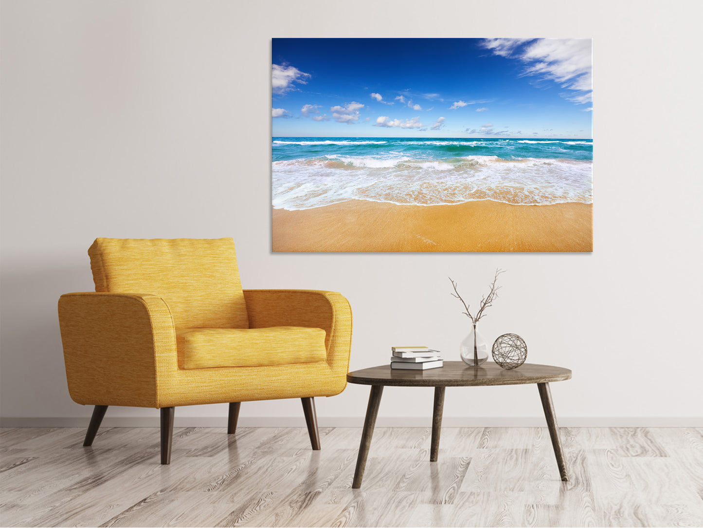 Leinwandbild Die Gezeiten und das Meer