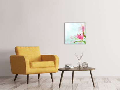 Leinwandbild Romantische Lilien