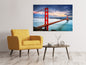 Leinwandbild Der Golden Gate Bridge bei Sonnenuntergang