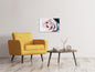 Leinwandbild Pastellrose