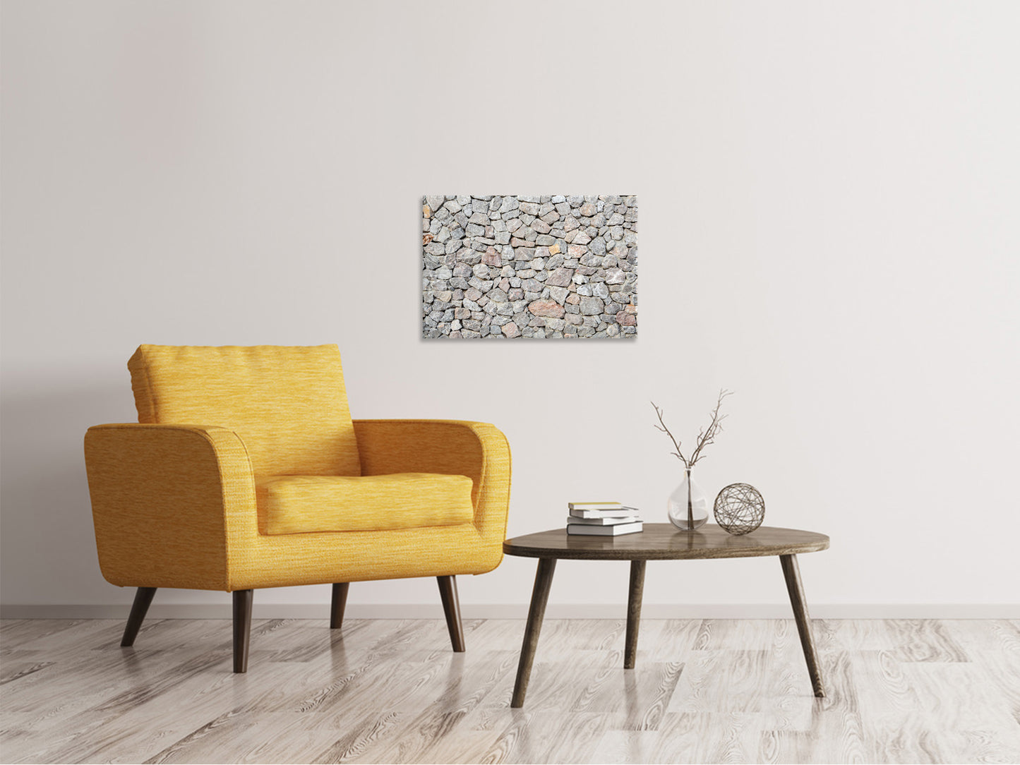 Leinwandbild Grunge-Stil Mauer