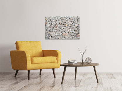 Leinwandbild Grunge-Stil Mauer