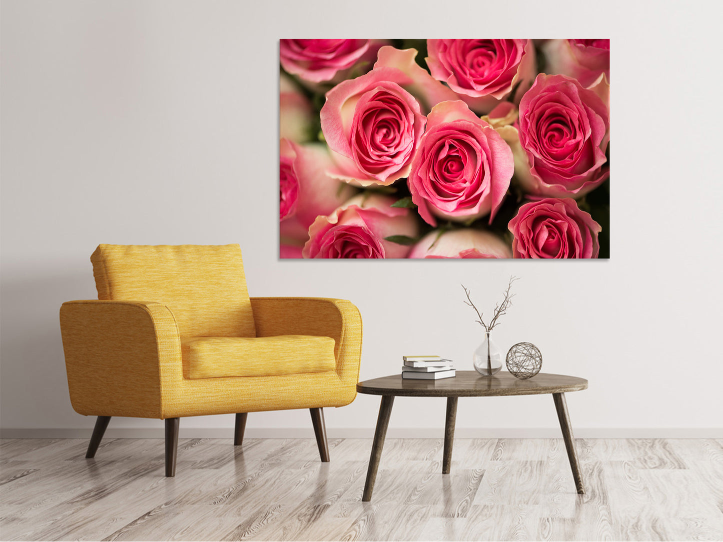 Leinwandbild Rosenliebe