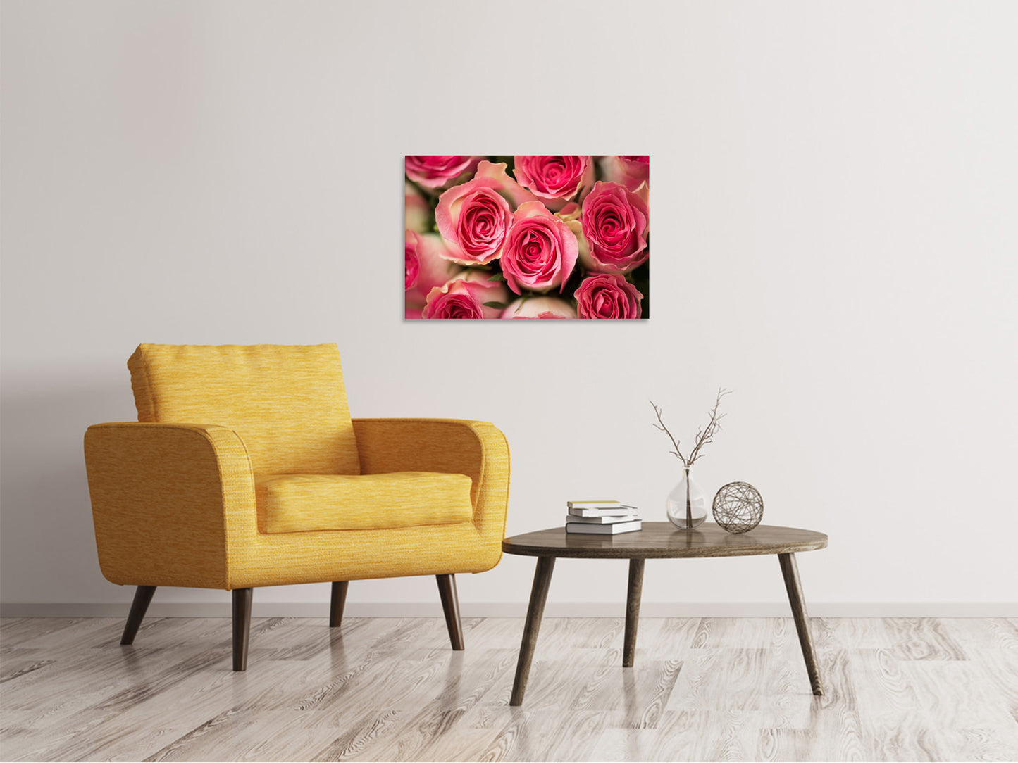 Leinwandbild Rosenliebe