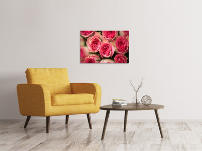Leinwandbild Rosenliebe