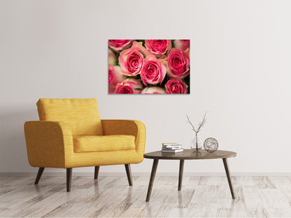 Leinwandbild Rosenliebe