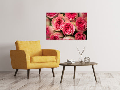 Leinwandbild Rosenliebe