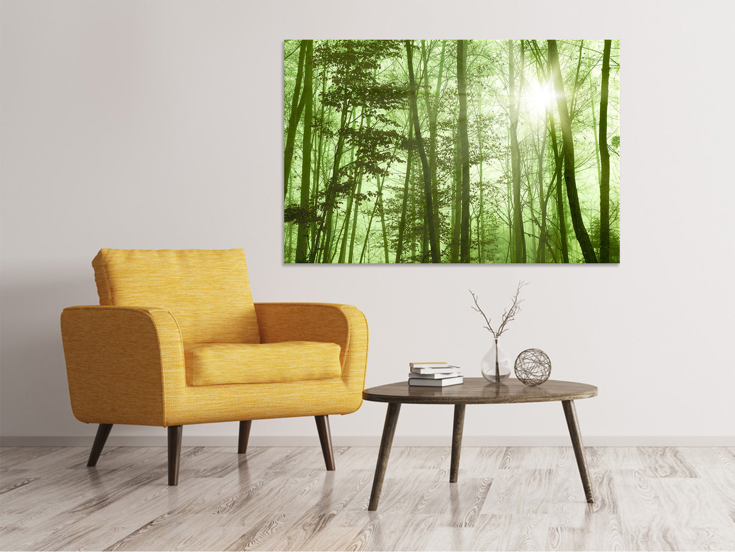Leinwandbild Nibelungenwald
